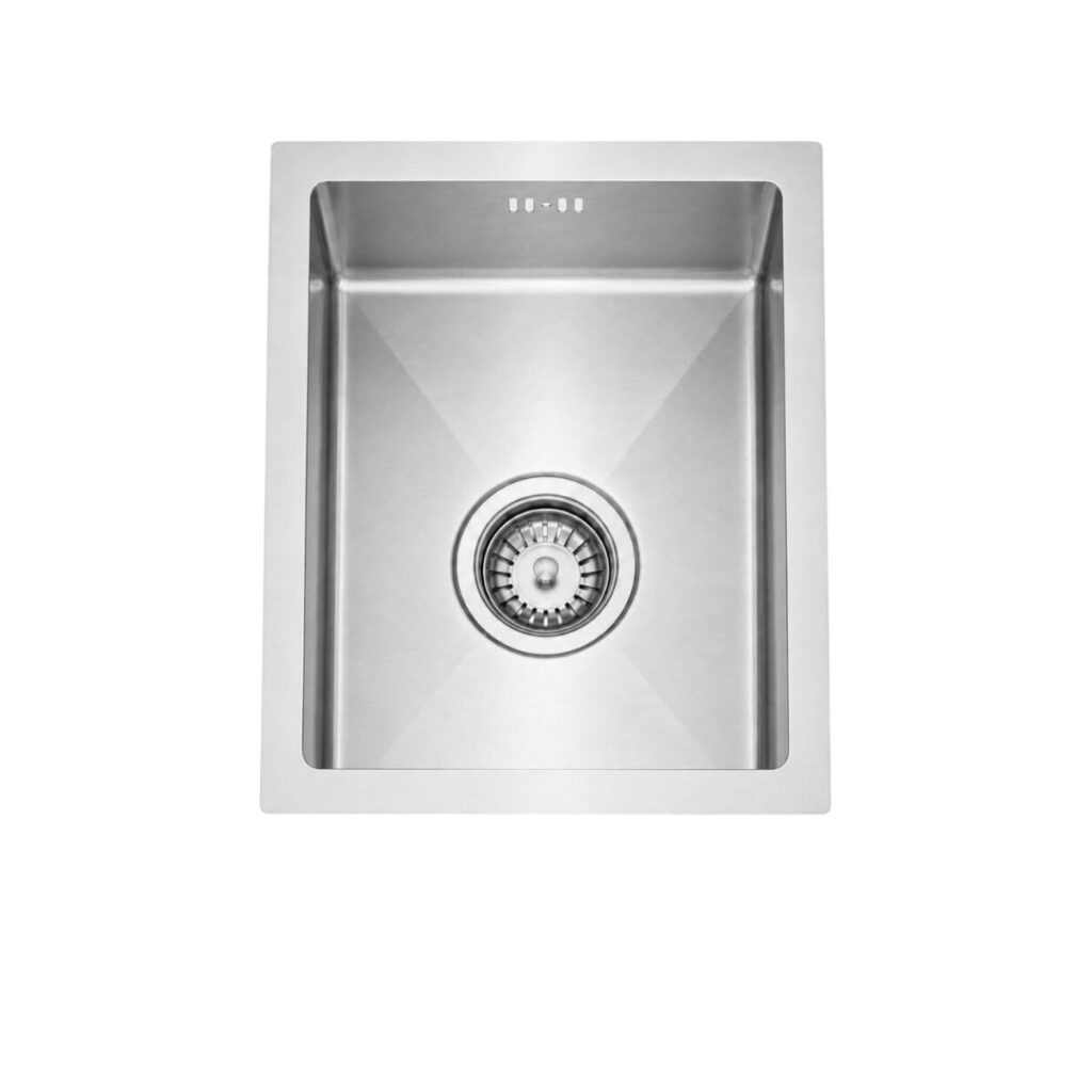Single Bowl Kitchen Sink 300 x 400 mm - Brushed - JS1215