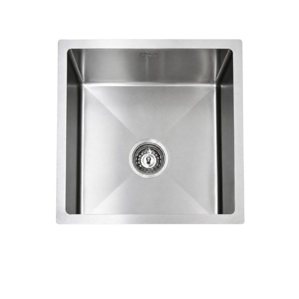 Single Bowl Kitchen Sink 450 x 450 mm - Brushed - JS1818