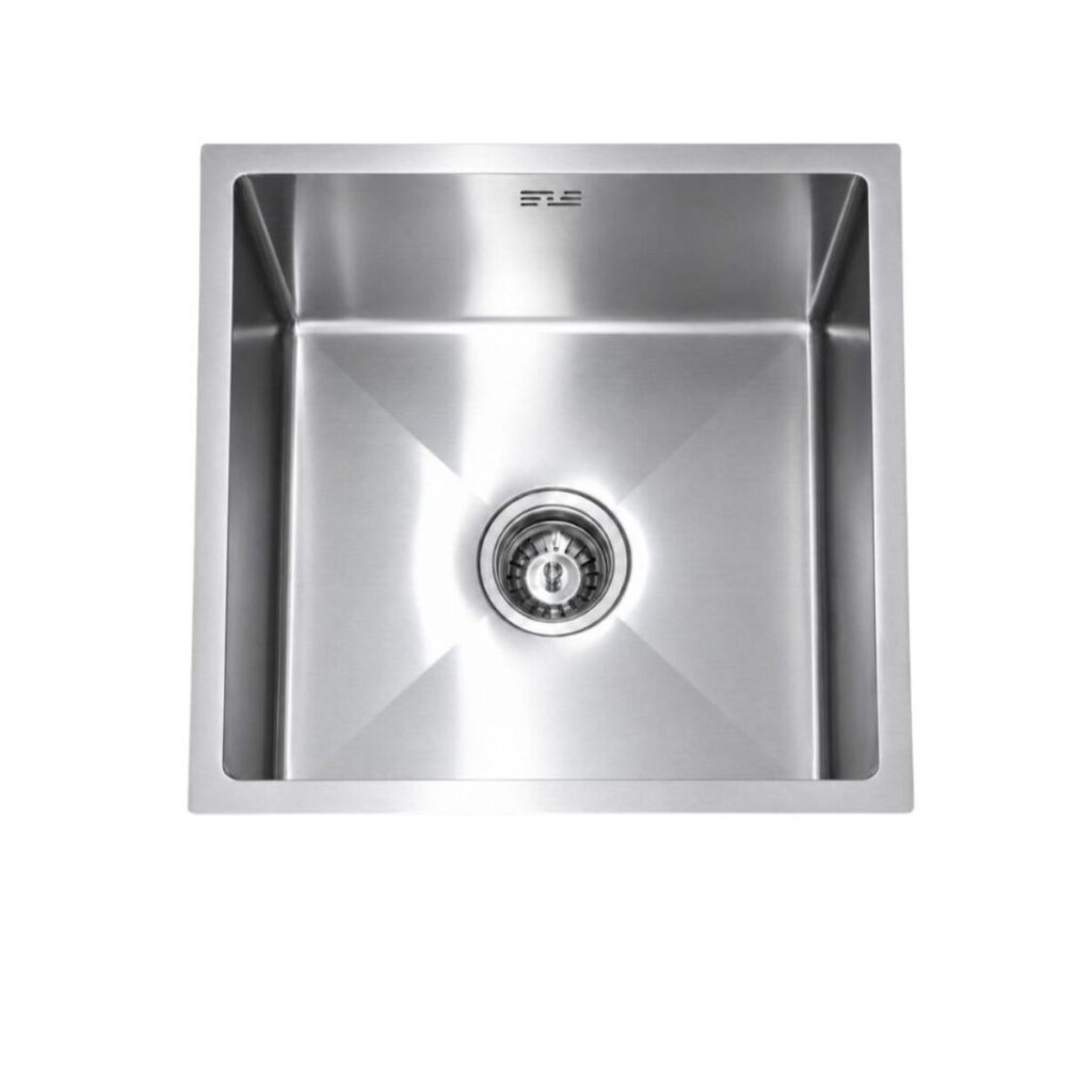 Single Bowl Kitchen Sink 500 x 450 mm - Brushed - JS2018