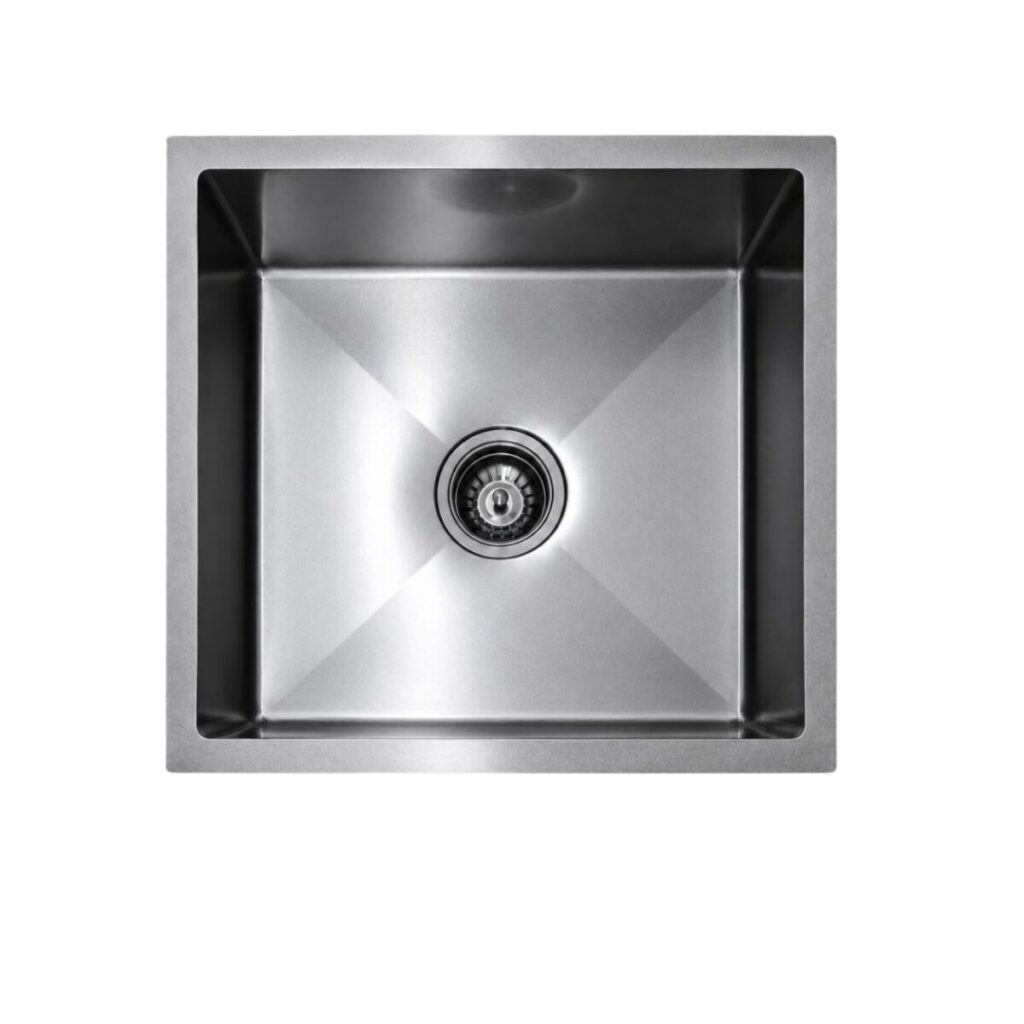 Single Bowl Kitchen Sink 500 x 450 mm - Dark Grey - JSB2018